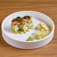 Спайси с тунцом и сливочным сыром 4 шт в Клёво