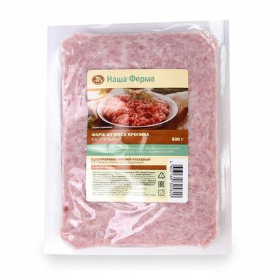 Фарш из кролика Наша Ферма Оао Арсеньевский м/к в Азбука Вкуса Экспресс Меню по цене 495 ₽