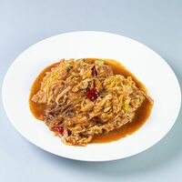 Квашеная капуста с рисовой лапшой в Го тай