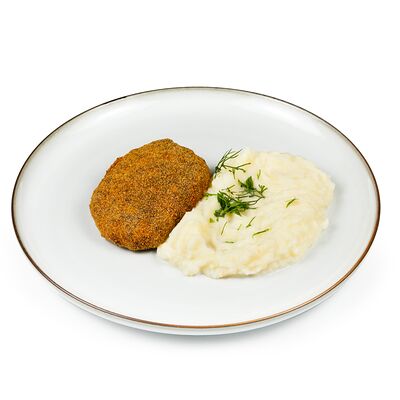 Куриная котлета с пюре в Doner Master по цене 175 ₽