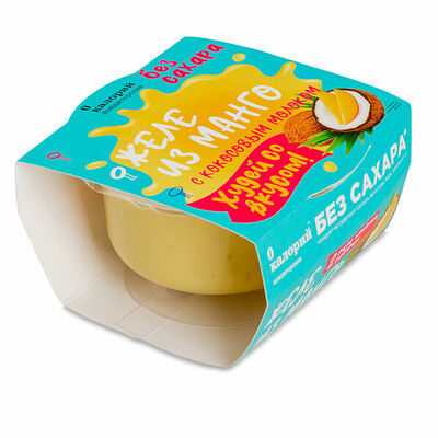 Десерт Желе Манго с кокосовым молоком в Азбука Вкуса Экспресс Меню по цене 193 ₽