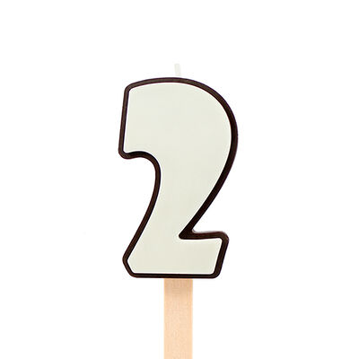 Цифра 2 изделие кондитерское из глазури в Кулинария Патрик & Мари по цене 221 ₽