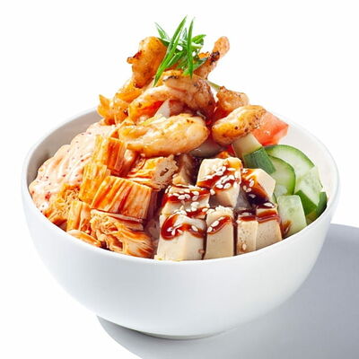 Поке с креветкой Как раньше в ЭкоРолл по цене 812 ₽