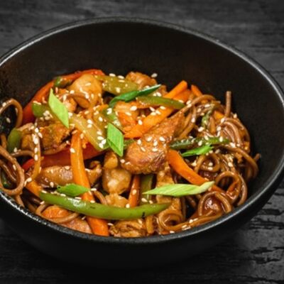 Соба с креветками в МАЛИНА АЗИЯ по цене 540 ₽