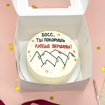 Бенто-торт для Босса, начальника, руководителя в Cosmo Сakery по цене 2300 ₽