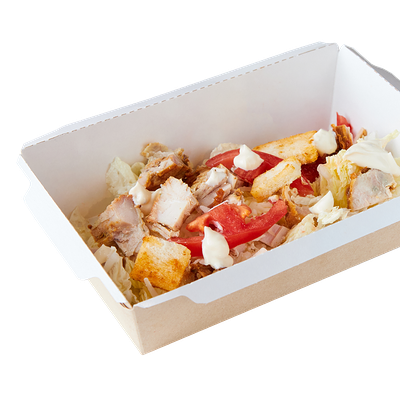 Салат цезарь в #Лаваш по цене 200 ₽