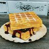 Бельгийская вафля с джемом в Waffle land по цене 420