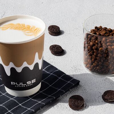 Латте в Pulse Coffee по цене 180 ₽