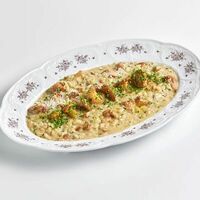 Ризотто с трюфелем и лисичками в Grande Osteria