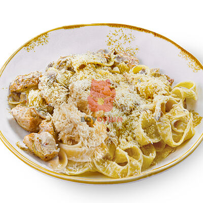 Фетучини с курицей и грибами в Ваусуши по цене 473 ₽