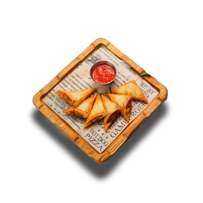 Мини-чебуреки с мраморной говядинойв Мама Краснодар по цене 445 ₽