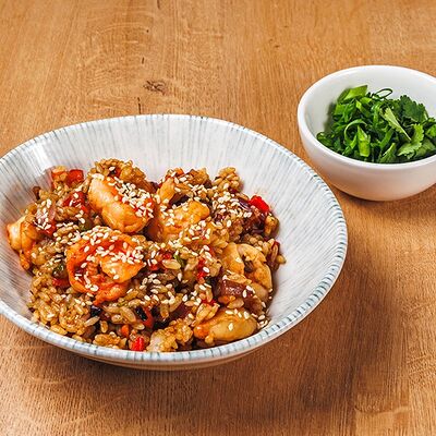 Рис с креветками в Nel tempo по цене 660 ₽