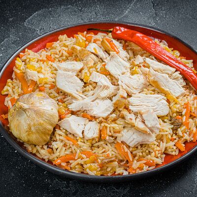 Плов с курицей в PLOVBOX по цене 370