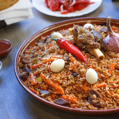 Плов Чайханский с говядиной в Учкудук по цене 495 ₽