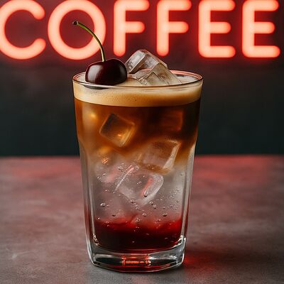 Эспрессо-тоник черри в Культ Кофе по цене 450 ₽