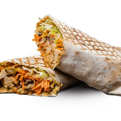Шаурма большая с курицей в Котлетная по цене 550 ₽