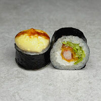 Запеченный Гарлик ролл с креветкой в Risoy