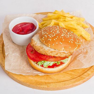 Чизбургер с фри в Луиджи & Тосё по цене 269