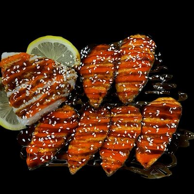 Запеченные острые мидии с сырной шапочкойв Путь ролла по цене 650 ₽