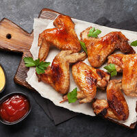 Шашлык из куриных крыльев в Бухта