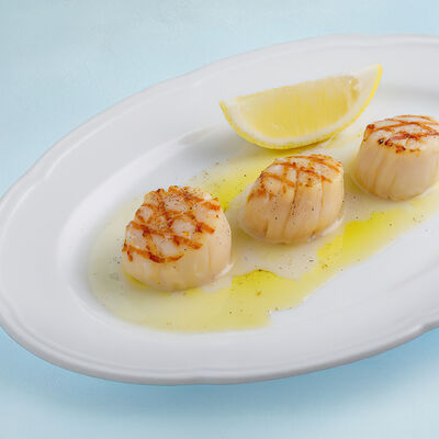 Дальневосточный гребешок на гриле в Терраса по цене 5990 ₽