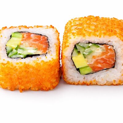 Калифорния с лососем в Bitcoin11k Халяль по цене 839 ₽