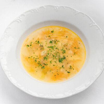 Суп куриный с домашней пастой в Probka по цене 1068 ₽