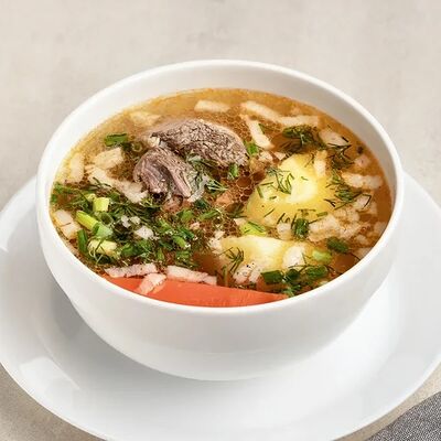 Шурпа с бараниной (куза) в горшке в Чайхана по цене 510 ₽