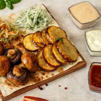 Вегетарианский ланч с грибами в Шампурико по цене 389 ₽