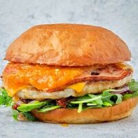 Бургер с тыквенным соусом в Mesto Burger