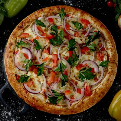 Пицца Гриль курица 30 см в Hot Pizza по цене 870 ₽