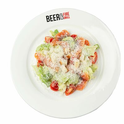 Цезарь с креветками в Beer & Fire Grill по цене 647 ₽