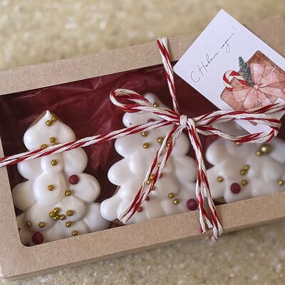 Набор имбирных пряников Елочки в Romanico по цене 600 ₽