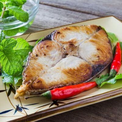 Стейк из скумбрии в Вкусно и сытно по цене 530 ₽