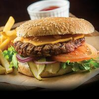 Бургер Beef из мраморной говядины в Douglas Дуглас