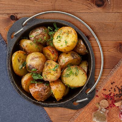 Картофель жареный по-грузински в Деда хинкали по цене 440 ₽