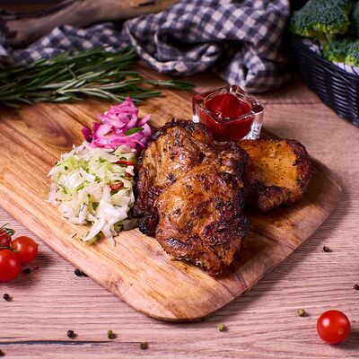 Свиной антрекот в Grill mix по цене 852 ₽