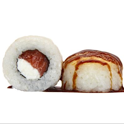 Запечённый с семгой в Киото Суши по цене 368 ₽