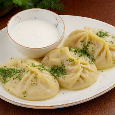 Манты с говядиной в Сандуны Урал по цене 570 ₽