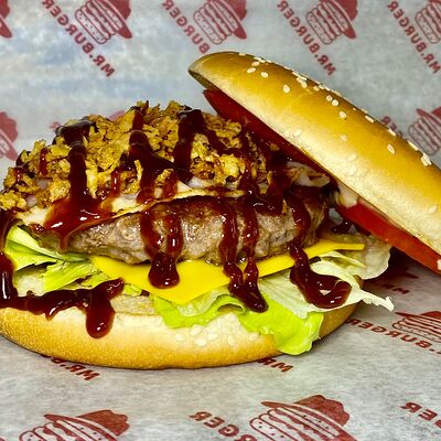 Родео Барбекю Бургер в MR BURGER по цене 490 ₽