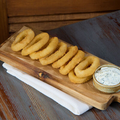 Кольца кальмара во фритюре в Балканский гурман по цене 640 ₽