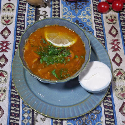 Солянка мясная сборная в Ресторан Барашек по цене 630 ₽