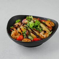 Салат с креветками и апельсином в Моремания Food