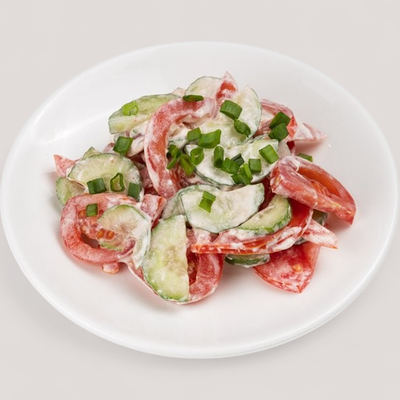 Салат Овощной с майонезом в Basilic -Территория Вкусной Еды по цене 1195 ₸