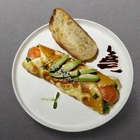 Омлетный конверт Лосось и авокадов Avo toast