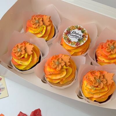 Капкейки на день учителя в Кондитерская КонфеткаПитер по цене 2187 ₽
