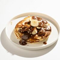 Панкейк с бананом и шоколадом в Blinchik