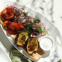 Шашлык из овощей в БульВар
