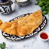 Чебурек с говядинойв Лагман шашлык по цене 340