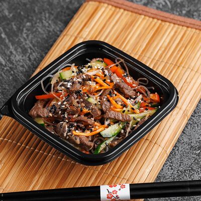 Фунчоза с говядиной в Лапшичная по цене 440 ₽